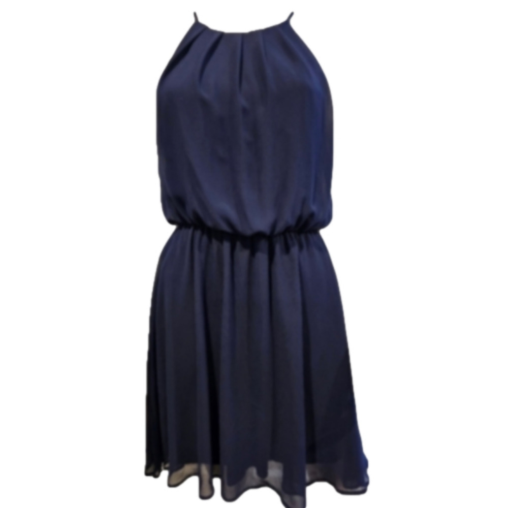 Lush Navy Blue Mini Dress Size L